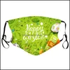 Designer-Masken Ostern Gesicht Adt Kaninchen Ei Maske waschbare atmungsaktive Mode winddicht für Mann Frau Drop Lieferung Hausgarten Houseke Dhk3X