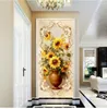 Wallpapers Custom Po Flower Murals For Wall Large Decor Painting Living Room Entrance Hallway Papel De Parede 3D