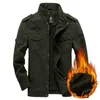 Men's Jackets Tactical Winter Bomber Jacket Men Quality Thick Warm Pilot Male Military Windbreaker Mens & Coat Plus Size M-6XL