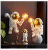 Wall Lamps Astronaut Lamp Nordic Postmodern Designer Charging Desktop Storage Ornaments Boy