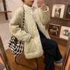 Trenchs de femmes Sabinax Femme Down Winter Lâche Chaud Coton Rembourré Vestes Coréenne Mode Cardigan Solide Épais Femmes Vêtements