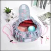 Sacs De Rangement Sac Cosmétique Professionnel Dstring Trousse De Maquillage Femmes Organisateur Pochette Trousse De Lavage De Toilette Voyage Pliant Conteneur Drop Del Dhbne