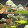 Decorations Aquarium Marimo Moss Ball Live Plants Filter For Java Shrimps Fish Tank Ornaments Drop Delivery Home Garden Pet Supplies Dhvkd