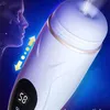 Sex Toys massager Automatic Sucking Male Masturbator Intelligent Interactive Pronunciation Vibration Electric Suction Aircraft Cup Toy For Man