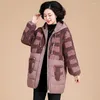 Women's Trench Coats 2023 Winter Down Cotton Jacket Female Large Size Long Hooded Thick Warm Padded Coat Women Fashion Loose Casual Parkas