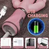 Massagers 성인 마사지 3 in 1 Dildo Rabbit Vibrator 방수 USB Magnetic Reyphargeable Anal Clit Sex Toys Women Couples Shop