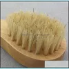 Bath Brushes Sponges Scrubbers Face Cleaning Brush For Facial Exfoliation Natural Bristles Brushes Dry Brushing Scrubbing With Wo Dhhsb