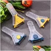 Фруктовые овощные инструменты Mtifunctional и Peeler Slicer картофель -морковь для обездоленности