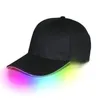 Caps de bola Design LED LED UP Baseball Chapéus ajustáveis ​​brilhantes perfeitos para o Hip-Hop de festa e More1