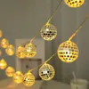 Strings Mosaic Ball String Lights Fairy Garland Window Curtain Outdoor Garden Lighting Christmas Decoration Home Navidad Decor