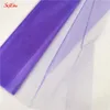 Decorative Flowers & Wreaths 48cm 5m Tulle Roll Spool Tutu Wedding Decoration Organza Laser DIY Craft Birthday Year Party Supplies Sky Blue