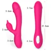 Seksspeeltjes stimulator Realistische dildo vibrators voor vrouwen clitoris G-spot stimulatie 7 modus tongmassage vibrerende stok erotisch speelgoed koppels