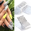 Nagelkitssatser 1 Set Snake Skin Foil Gel Transfer Lim Leopard Print Animal Slider Adhesive Polish Manicure Kit SA1629-1