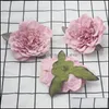 Couronnes de fleurs décoratives thé tête de rose bourgeon artificiel fleur de soie bricolage mariage décoration de la maison 9 cm simulation livraison directe jardin Dhoxw