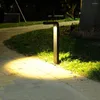 Thrisdar Outdoor Garden Pathway Pole Bollard Light Aluminum Landscape Courtyard Villa Lawn Lamps Park Street Porch Pillar