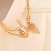 Collane con ciondolo Bambini Amici Oro Argento Strass Cuore BFF 2 Collana Amicizia Gioielli Regali per bambini 10 Set