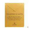 Pendant Necklaces Brand Choker With Card Gold Circle Elephant Pearl Love Wings Cross Necklace For Fashion Women Jewelry Drop Deliver Dhqpc