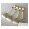 Face Massager Drop draagbare Pratical White Jade Roller gezonde lichaamskop voet natuur schoonheidstools in voorraad levering gezondheid mas dhvaz