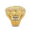 Tre anelli di pietra 2022 Curry Basketball Warriors Team Championship Ring con la scatola di legno Souvenir Men Regalo per fan Regali di gioielli Drop Dh3n7