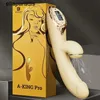 Brinquedos sexuais massageador kistoy a-king pro aquecimento sucção vibrador poderoso clitóris g ponto estimulador realista silicone vibrador para mulher