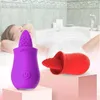 Sex Toys Massager Oral Licking Tongue Vibrator For Women G-Spot Stimulerande Licker CLIT Nipple Tickling Erotic Masturbator