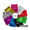 تعبئة أكياس الرمز البريدي قفل البلاستيك تغليف اثنين من الألوان الجانبية كيس هدية الألوان حقيبة السحاب ملون FOIL