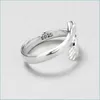 H￤ngen 925 Sterling Sier Creative Couples Engagement Opening Ring Terndy Simple Embrace Party Jewets Gifts For Women Drop Deliver Dhbyz