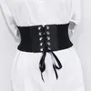 Belts Elastic Wide For Women Jeans Famous Fashion Design Party Cummerbunds Women's Waistband Black Costume Dress Cummerbund Coat