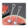 Spoons Mini Shovel Form L￶ffel Haus El Party Edelstahl Fr￼chte Schaufel Eis Desserts Quadrathaut Kopfladel Ankunft 1 9dh G2 Dhbqv
