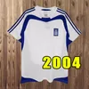 Retro Classic 2004 Greece Mens Soccer Jerseys Charisteas Tsiartas Nikolaidis Zagorakis Karagounis Home Away Football Shirt Sleeve