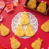 Bakformar 2023 kinesiska år Lucky Bags Cookie Emmsser Forms Cartoon Fondant Biscuit Cutter Easter Party Cake Decoration