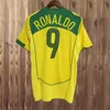 Maglie retrò da calcio Brasile Ronaldo Ronaldinho KAKA R. CARLOS camisa de futebol Maglia da calcio Brasile RIVALDO 1997 1998 2000 2002 2004 2006 98 0 02 04 06 18 19 21