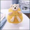 Cappelli da festa Berretto autunnale e invernale Cappello da bambino Orso Simpatico cartone animato Berretti a maglia Paf12125 Drop Delivery Home Garden Festive Supplies Otmty