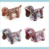 Hundebekleidung Wasserdichter Regenmantel Kapuze Transparente Haustier-Welpen-Regenmantel-Umhang-Kostüme Kleidung Katze Hundebedarf Drop-Lieferung Home Gard Dh6Ci
