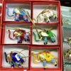 Pochettes à bijoux en gros 6 pièces superbe porte-clés éléphant cloisonné fait à la main chinois ornement de noël