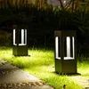 Bolds de Bollards de LED à prova d'água Light Modern Aluminium Garden Lawn Outdoor Villa Ponalg