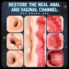 Dorosły masażer silikonowy masturbator pochwy anal mężczyzna automatyczny wibrator ssanie jęków masturbacja kubek cipki zabawki seksualne dla mężczyzn