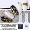 Nagelkitssatser 1 Set Snake Skin Foil Gel Transfer Lim Leopard Print Animal Slider Adhesive Polish Manicure Kit SA1629-1