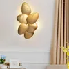 Lampada da parete moderna designer di lusso decorazione illuminare inossidabile inossidabile interno in oro casa casa soggiorno camera da letto