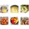 Schüsseln 304 Edelstahl Rührschüssel Aufbewahrungsset Küche Salat Kochen Backzubehör mit Skala 3PCS