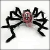 Inne świąteczne zapasy imprezowe Halloween Spider Uziów SKL Bar Haunted House Horror Ozdoba dekoracje domowe rekwizyty upuszczenie dostawy ogrodu dh2re