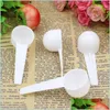 Spoons 10Ml 5G Measuring Plastic Scoop Pp Measure Spoon Kitchen Tool Drop Delivery Home Garden Dining Bar Flatware Dhgoh