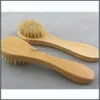 Bath Brushes Sponges Scrubbers Face Cleaning Brush For Facial Exfoliation Natural Bristles Brushes Dry Brushing Scrubbing With Wo Dhhsb