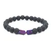 Bracelets De Charme Pierre De Lave Volcanique Pour Femmes Hommes 8Mm Yoga Perlé Aromathérapie Bracelet Flèche Bracelet Bijoux Cadeau M323Y F Drop Delive Dhbs4