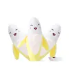 Dog Toys Chews Cat Cute Plush Banana Shape Squeak Sound Fruit Interactive Toy Creative Pet Supplies Drop Delivery Home Garden Dhedh