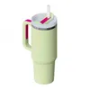 Bouteilles d'eau style gobelets en acier inoxydable de 40 oz avec poignée bouteille portable sports de plein air tasse insation voyage flacon à vide par Exp Dhjno