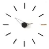 Wall Clocks Large Clock Decor Modern Design Home 3d DIY House Wood Bathroom Luxury Watches Stickers Living Room Decorations LQQ99YH