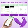 Juguetes sexuales masajeador mariposa vibrador femenino consolador para mujeres aplicación Bluetooth usable punto G vagina estimulación del clítoris juguetes para adultos masturbación