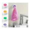 Porte-serviettes de cuisine Crochets de lavage Clip de chiffon Dishclout Support de rangement Serviettes de salle de bain Support suspendu Organisateur Tampon à récurer Supports à main Drop Del Dhflx