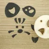 Moldes de cozimento Vários Animais Face Cookie Cutter Diy Blossom Birthday Cake Fondant Mold Stamp Decorating Tools Acessórios de cozinha